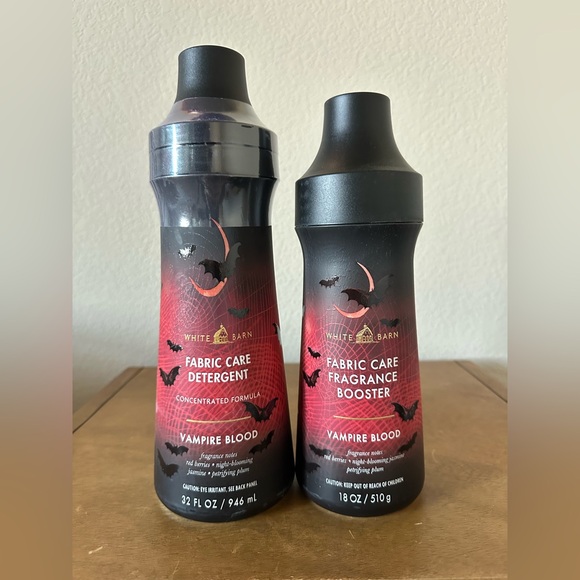 NEW bath and body works VAMPIRE BLOOD Laundry set detergent and boosters NEW - Picture 1 of 2